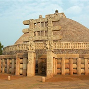 The Sanchi Stupa, India