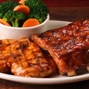 Grilled BBQ Chicken & Ribs