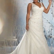 Wedding Dress With Ruching