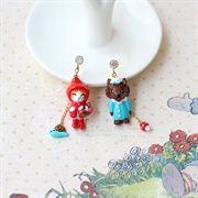 Little Red Riding Hood Earrings