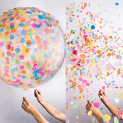 Fill Balloon With Confetti