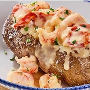 Creamy Lobster Baked Potato