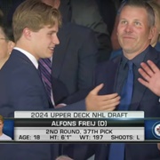 Alfons Freij (Swedish) - 37th Overall Draft Pick 2024 by the Winnipeg Jets