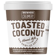 Browndog Creamery Toasted Coconut Non-Dairy Ice Cream