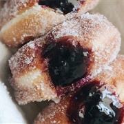 Blueberry Filled Donut