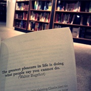 Write Down a Favorite Book Quote