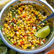 Corn Niblets With Sriracha