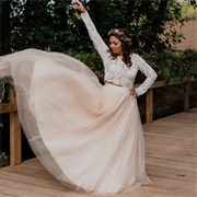 Two-Piece Wedding Dress