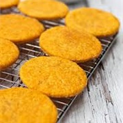 Homemade Crunchy Red Leicester and Chive Crackers