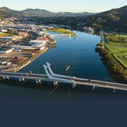 Te Matau Pohe Bridge, New Zealand
