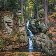 Podgórna Waterfall, Poland