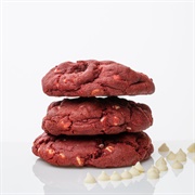 Red Velvet Candy Corn Cookie