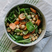 Chickpea, Carrot, and Watercress Salad