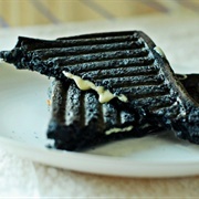 Grilled Cheese on Black Bread