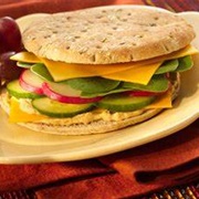 Hummus & Cheese Sandwich