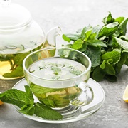 Mint Tea With Mint From Your Porch