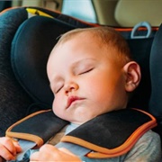 Fake Sleeping in Car So Parents Would Carry You