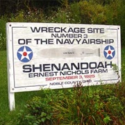 Crash Site of the USS Shenandoah