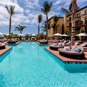 Swim in Outdoor Hotel Pool