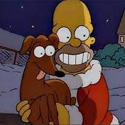 The Simpsons Premiere Episode and Santa's Little Helper