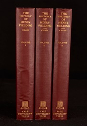 The History of Henry Fielding (3 Vol) (Wilbur L. Cross)