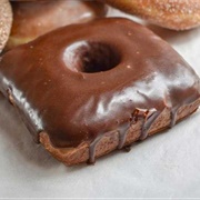 Chocolate Square Ring Donut