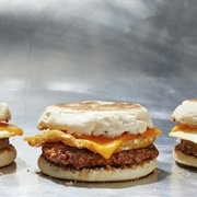 Sausage Egg English Muffin Sandwich