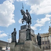 Statue of King Wenceslas of Bohemia, Czech Republic
