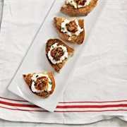 Ricotta and Fig Jam Bruschetta