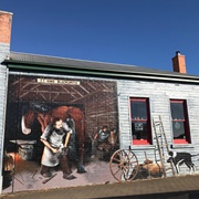 Tasmania's 'Town of Murals', Sheffield, Australia