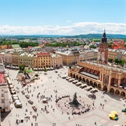 Main Market Square of Krakow, Poland