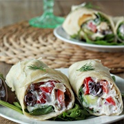 Tzatziki and Lettuce Wrap