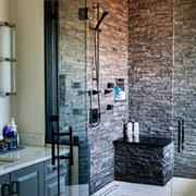 Natural Stone in Bathroom