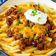 Chilli Cheese Bacon Fries