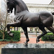 Leonardo's Horse Scale Model