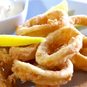 Battered Calamari Ring