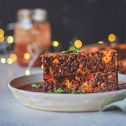 Lentil, Red Pepper and Almond Nut Roast