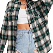 Oversized Plaid Flannel Shirts
