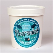 Moorenko's Cotton Candy Gummy Bear Ice Cream