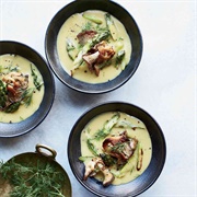 Raisin Asparagus Soup