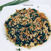 Pork and Spinach Stir Fry