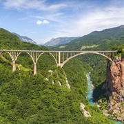 Đurđevića Tara Bridge, Durmitor National Park, Montenegro