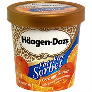 Häagen-Dazs Orange Sorbet