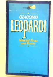 Selected Prose and Poetry (Giacomo Leopardi)