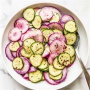 Daikon and Cucumber Salad