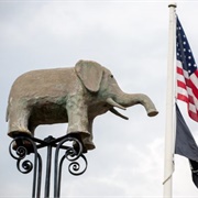 Memorial to America's First Circus Elephant