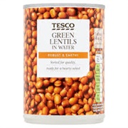 Tinned Green Lentils