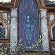 Evil Queen in Window, Disneyland