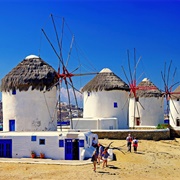 Mykonos Windmills, Greece