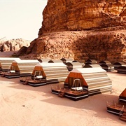 Camp in Wadi Rum, Jordan